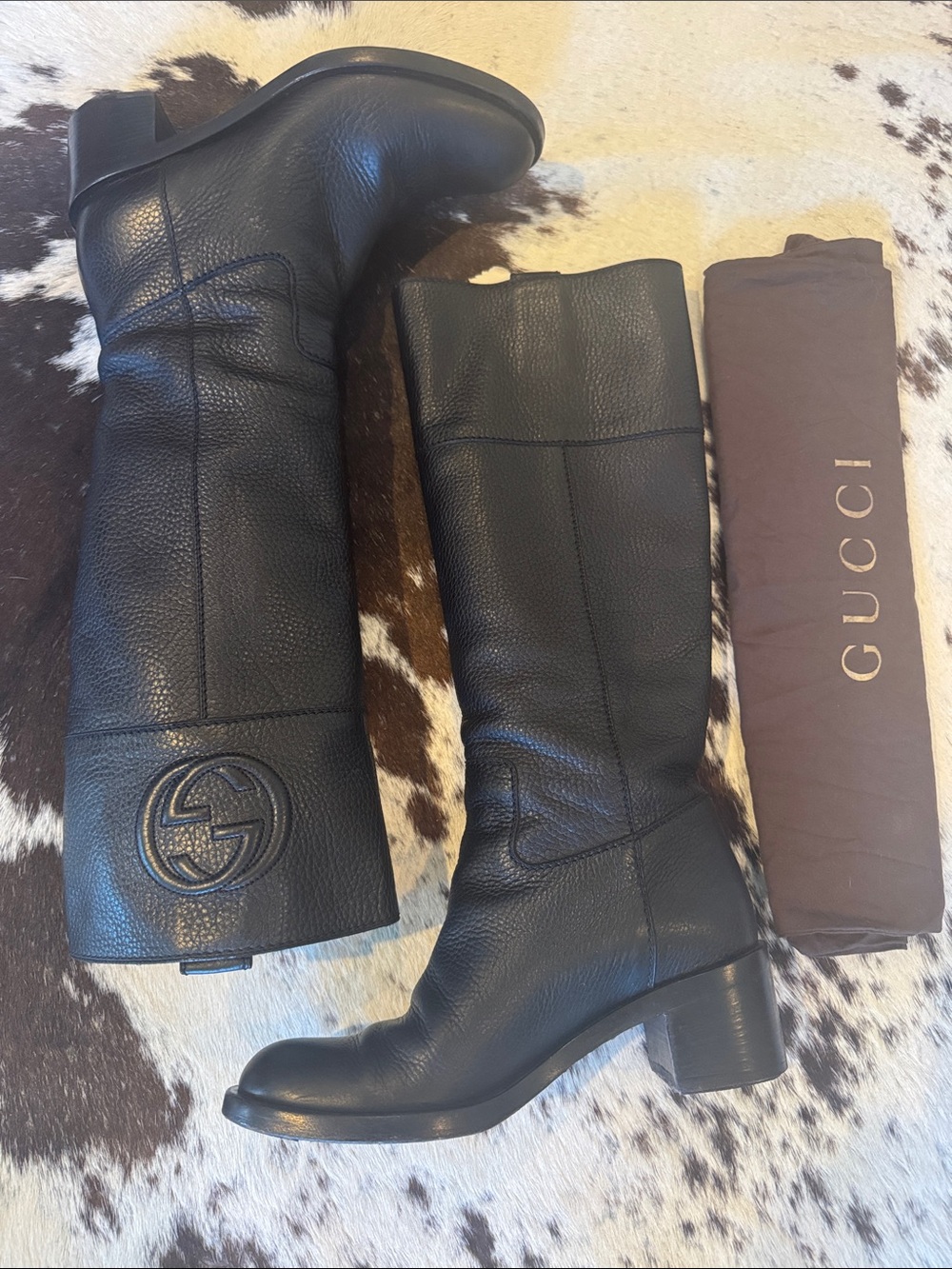Gucci Knee-High Riding Boots - Picture 7 of 17